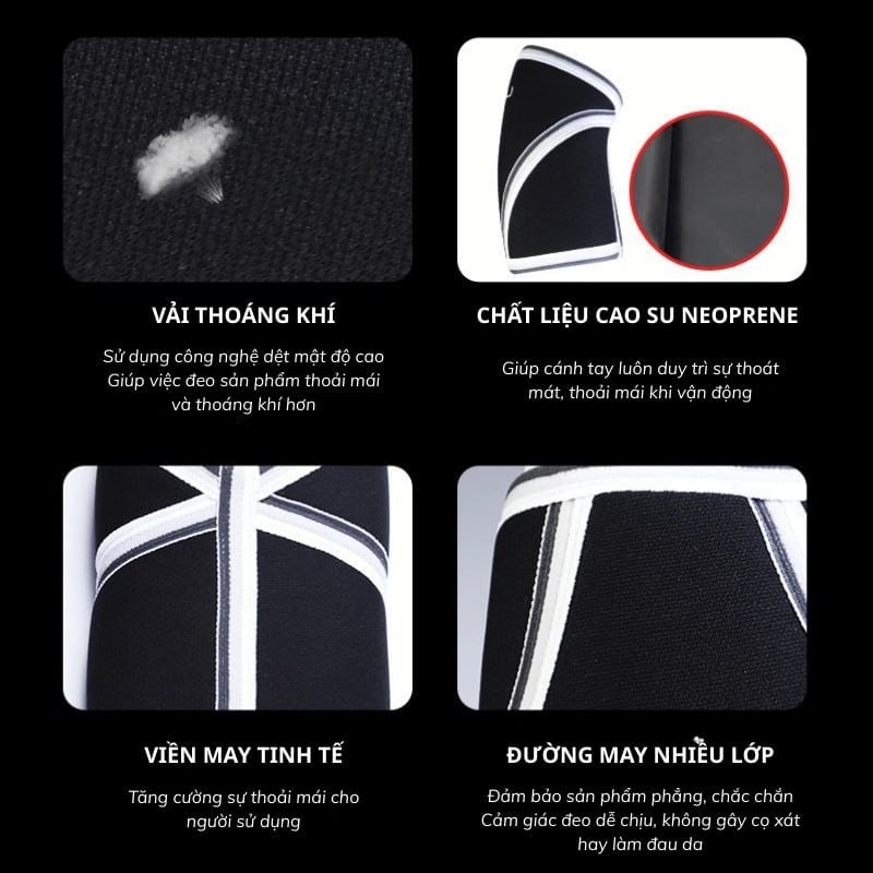  LS0512 - BĂNG BẢO VỆ KHUỶU TAY TOÀN DIỆN 