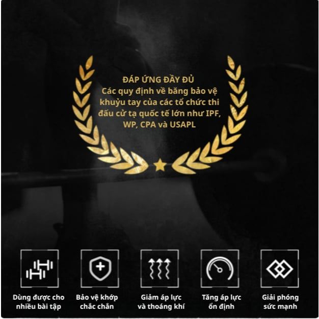  LS0535 - ĐAI BẢO VỆ KHUỶU TAY ĐẠT CHUẨN THI ĐẤU QUỐC TẾ 