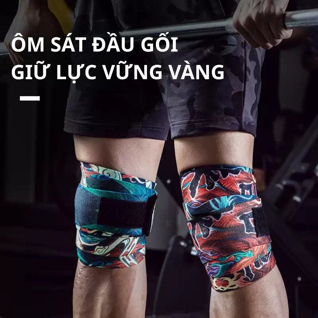  LS0347 - BĂNG QUẤN BÁO VỆ ĐẦU GỐI HỖ TRỢ SQUAT 