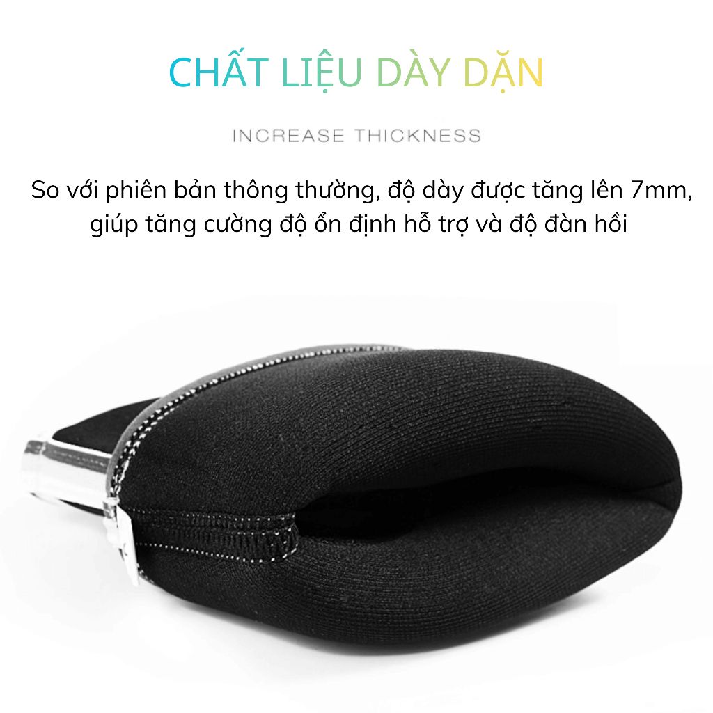  LS0330 - BĂNG BẢO VỆ ĐẦU GỐI (7MM) DÙNG CHO TẬP LUYỆN SQUAT, NÂNG TẠ, GYM 