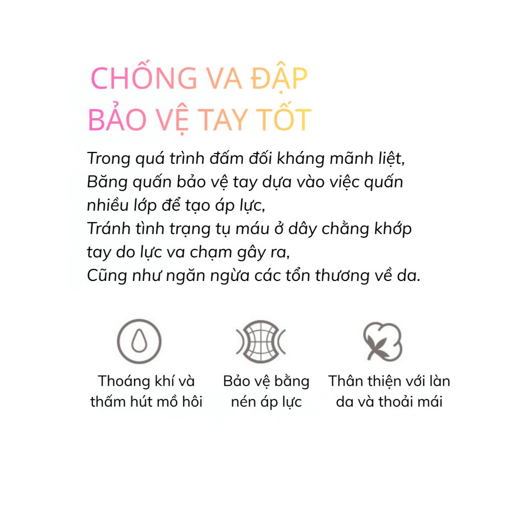  LS0703 - BĂNG QUẤN TAY BOXING BẢO VỆ KHỚP TAY 