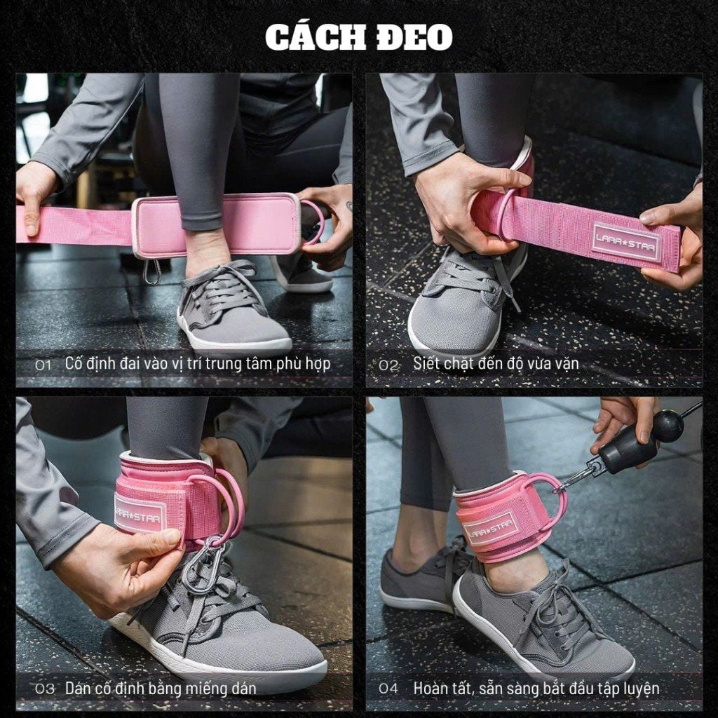  [COMBO 2 ĐAI]  LS0122 - ĐAI QUẤN CHÂN TẬP GYM 