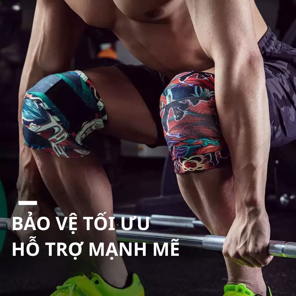  LS0347 - BĂNG QUẤN BÁO VỆ ĐẦU GỐI HỖ TRỢ SQUAT 