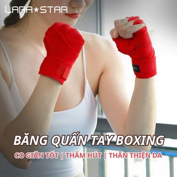  LS0703 - BĂNG QUẤN TAY BOXING BẢO VỆ KHỚP TAY 
