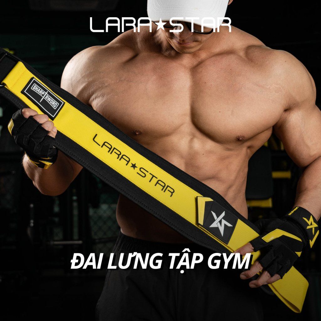  LS0878 - ĐAI LƯNG TẬP GYM CAO SU CHO NGƯỜI MỚI 