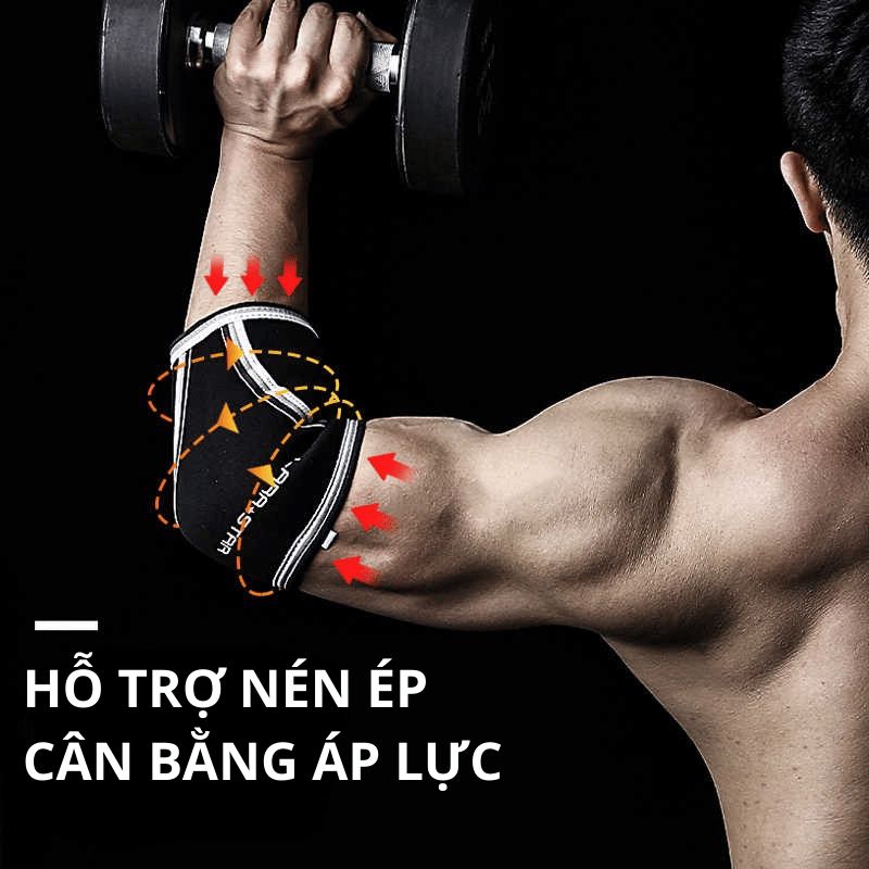  LS0512 - BĂNG BẢO VỆ KHUỶU TAY TOÀN DIỆN 