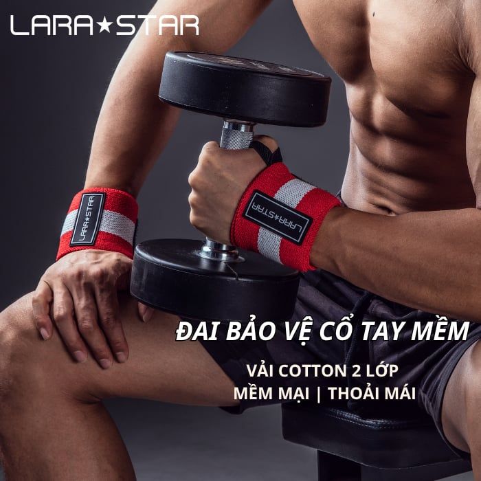  LS0605 - ĐAI QUẤN BẢO VỆ CỔ TAY TẬP GYM - ĐAI MỀM 