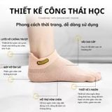  LS0028 - TẤT THỂ THAO CỔ THẤP 5 NGÓN 