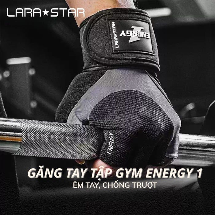  LS0740 - GĂNG TAY TẬP GYM CÓ GEL CHỐNG ĐAU, CHỐNG TRƯỢT 