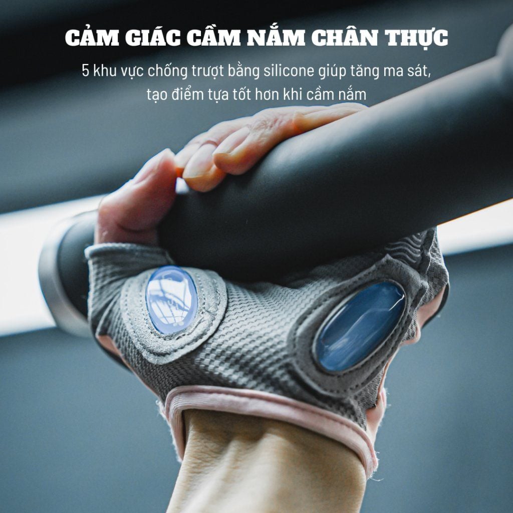  LS0711 - GĂNG TAY TẬP GYM CHỐNG TRƯỢT 