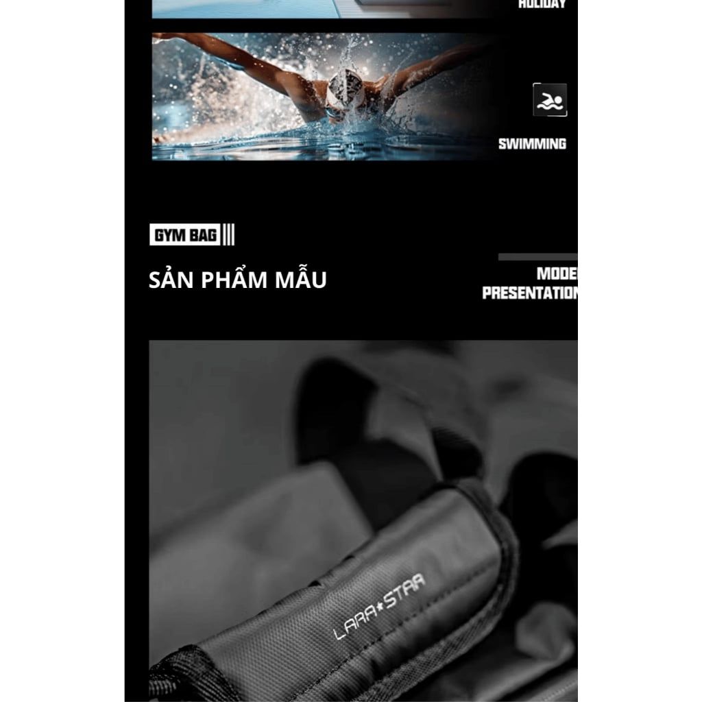  LS1088 - TÚI TẬP GYM THỂ THAO CHỐNG NƯỚC 