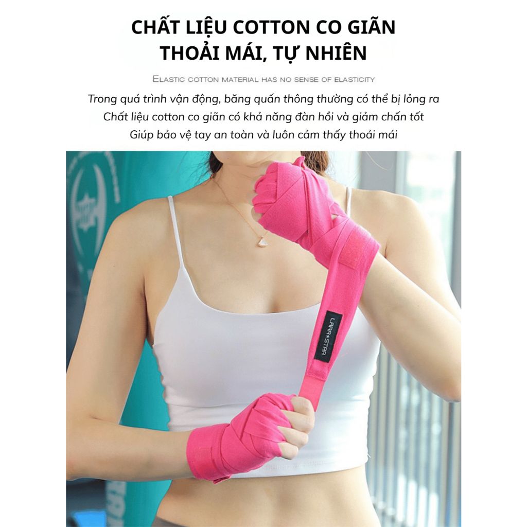  LS0703 - BĂNG QUẤN TAY BOXING BẢO VỆ KHỚP TAY 