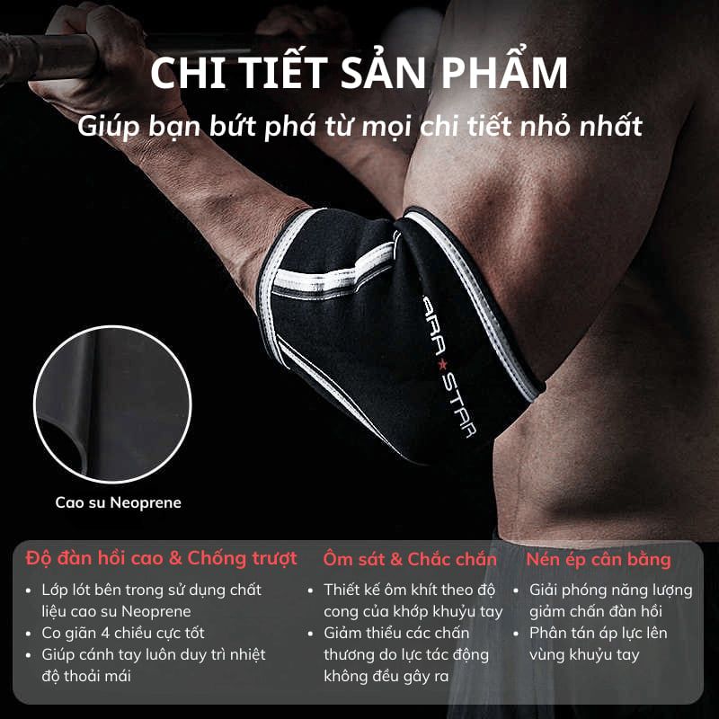  LS0512 - BĂNG BẢO VỆ KHUỶU TAY TOÀN DIỆN 