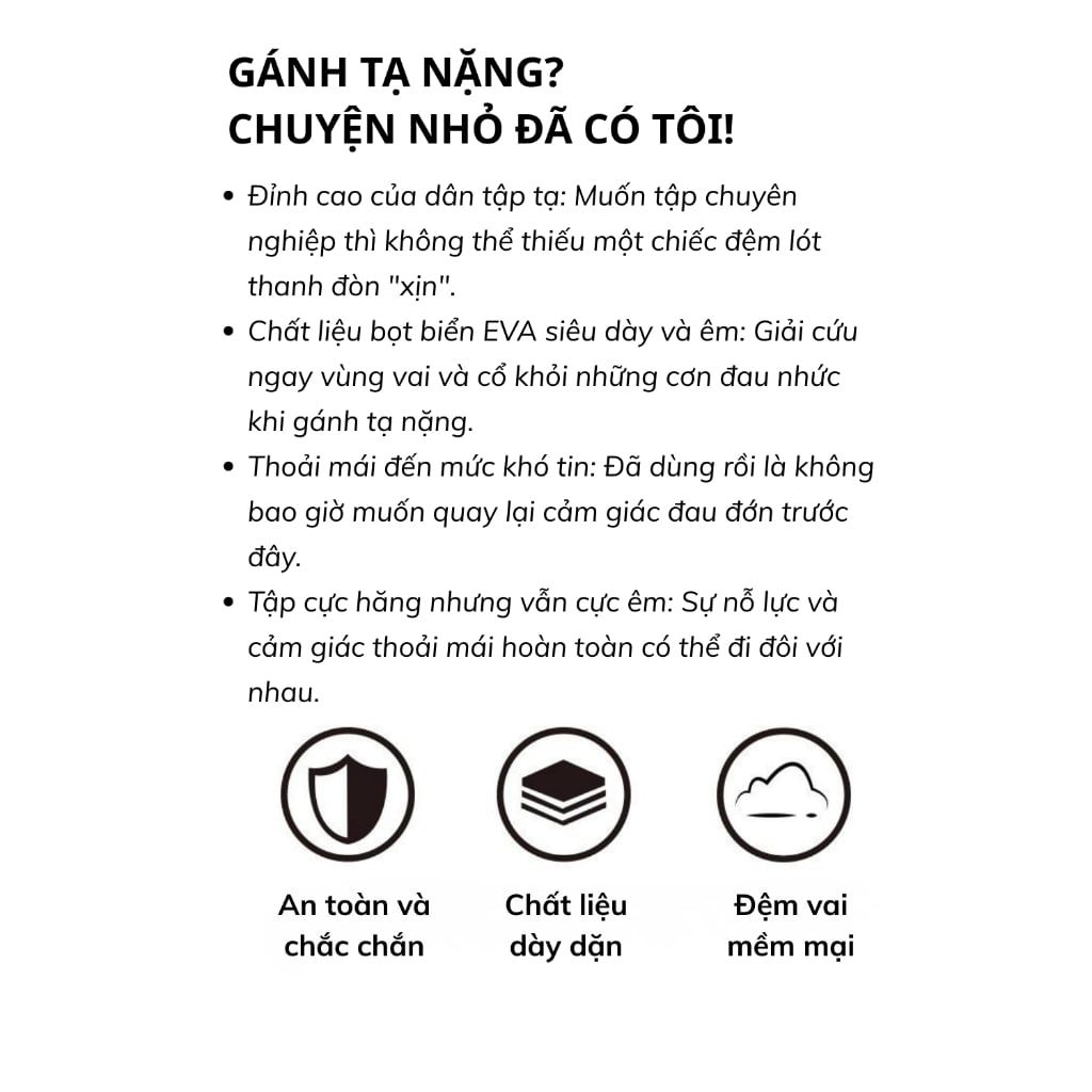  LS1111 - ĐỆM LÓT THANH ĐÒN BẢO VỆ VAI-HÔNG 