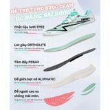  [GIÁ TỐT] Giày Chạy Bộ Thể Thao Lara Star Energy 2.0 LS1037 Siêu Nhẹ,Thoáng Khí, Tấm Đẩy PeBax 