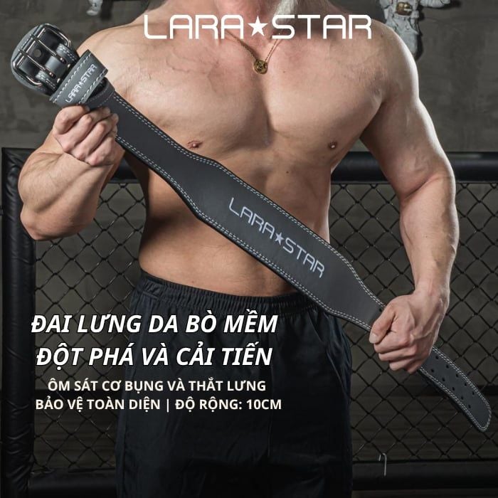  LS0828 - ĐAI LƯNG TẬP GYM KHÓA CÀI KHÔNG GỈ 