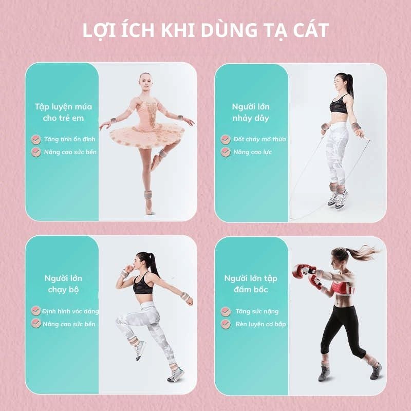  LS0625 - TẠ ĐEO CỔ TAY, CỔ CHÂN CAO CẤP 