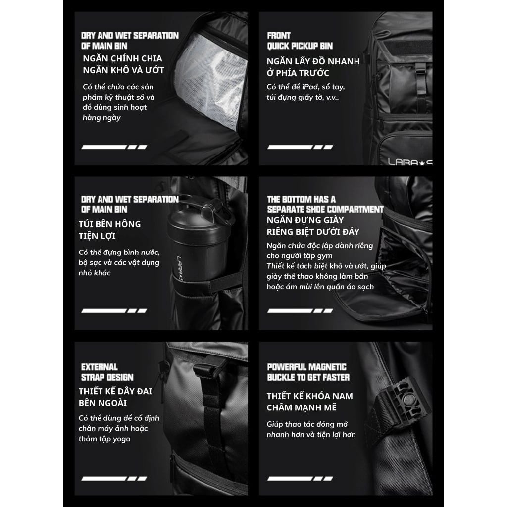  LS0025 - BALO THỂ THAO CAO CẤP WARRIOR III 