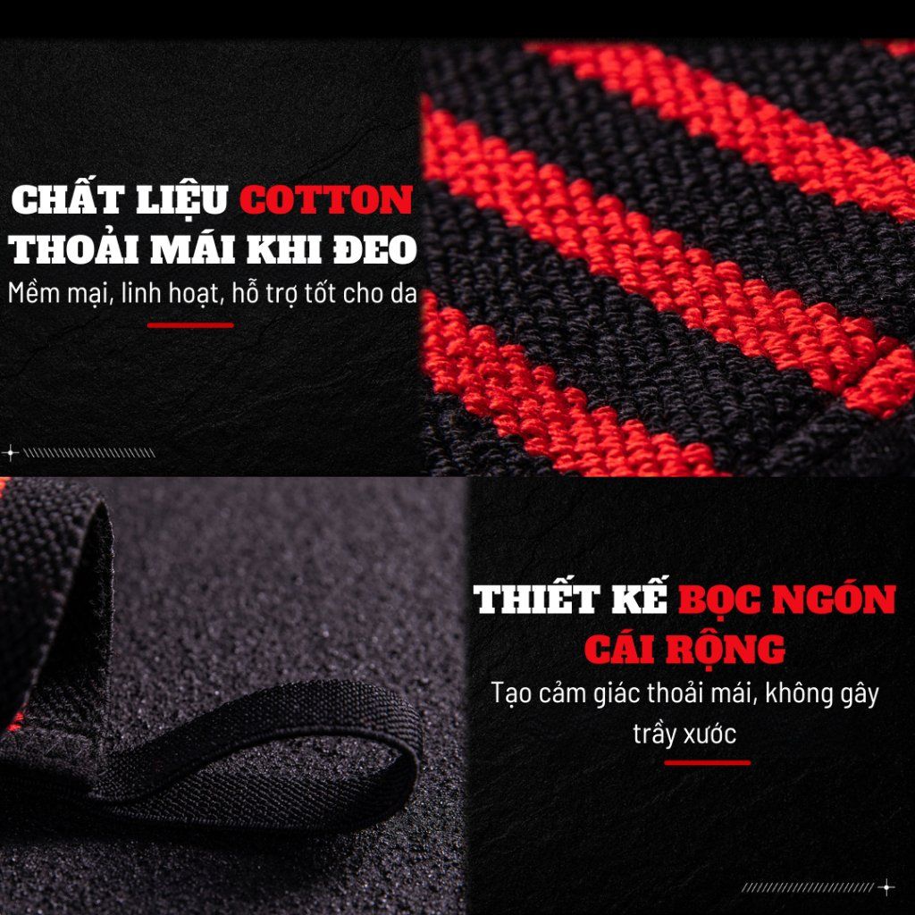  LS0605 - ĐAI QUẤN BẢO VỆ CỔ TAY TẬP GYM - ĐAI MỀM 