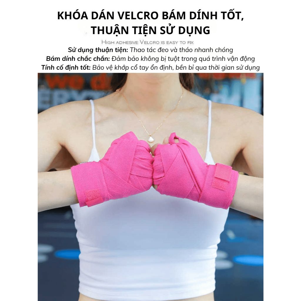  LS0703 - BĂNG QUẤN TAY BOXING BẢO VỆ KHỚP TAY 