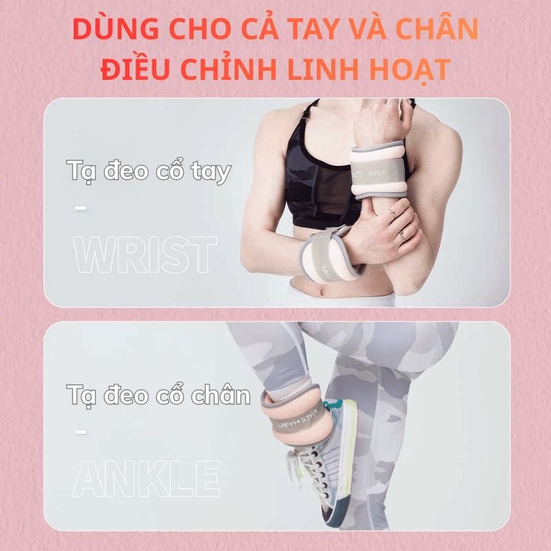  LS0625 - TẠ ĐEO CỔ TAY, CỔ CHÂN CAO CẤP 