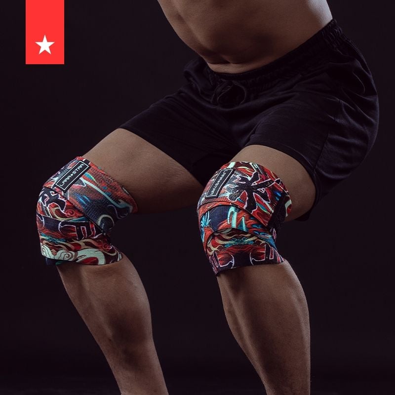  LS0347 - BĂNG QUẤN BÁO VỆ ĐẦU GỐI HỖ TRỢ SQUAT 