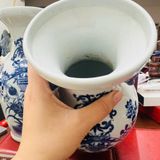  Cặp Lục Bình Gốm Sứ Men Lam BKCECN-10262 