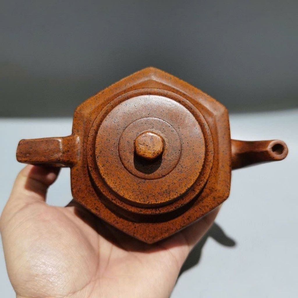  Ấm Trà gốm Tử Sa khắc Thần Tài BKCECN-10259 