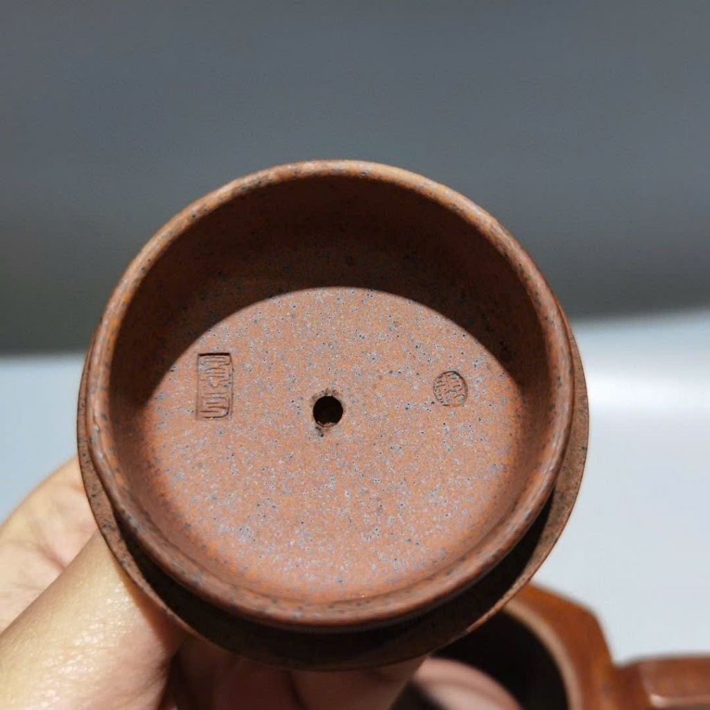  Ấm Trà gốm Tử Sa khắc Thần Tài BKCECN-10259 