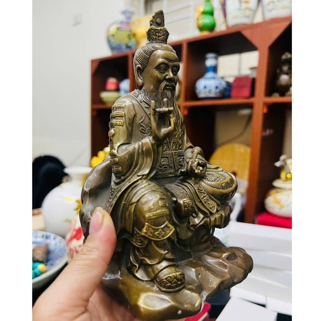  Tượng Thái Thượng Lão Quân bằng đồng nguyên khối BKJECN-9379 