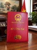  Sổ tay Văn Phòng Chính Phủ da đỏ cao cấp đay dặn BKSVVN-9005 