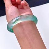  VÒNG NGỌC PHỈ THÚY BĂNG CHỦNG PHIÊU HOA MYANMAR BKJECN-9525 
