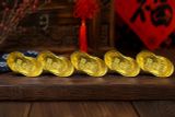  5 Đĩnh Đồng Giả Cổ – Tiền Vàng Khang Hy Nhà Thanh Trang Trí Phong Thủy BKMECN-10348 
