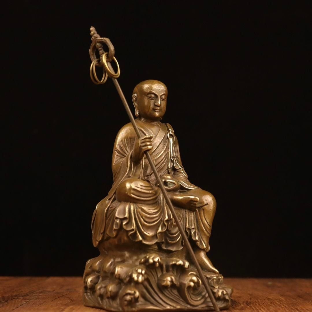  Tượng đồng địa tạng vương bồ tát 