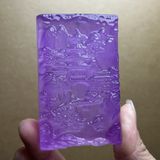  MẶT DÂY TRUYỀN  NGỌC TÍM VIOLET – ĐIÊU KHẮC SƠN THỦY TINH XẢO BKJECN-9501 