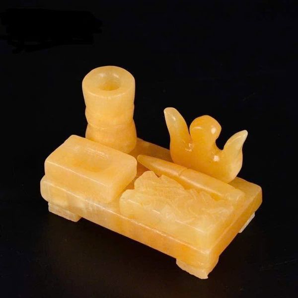  Bộ Văn Phòng Tứ Bảo Đá Ngọc Hoàng Long Tự Nhiên BKJECN-9528 