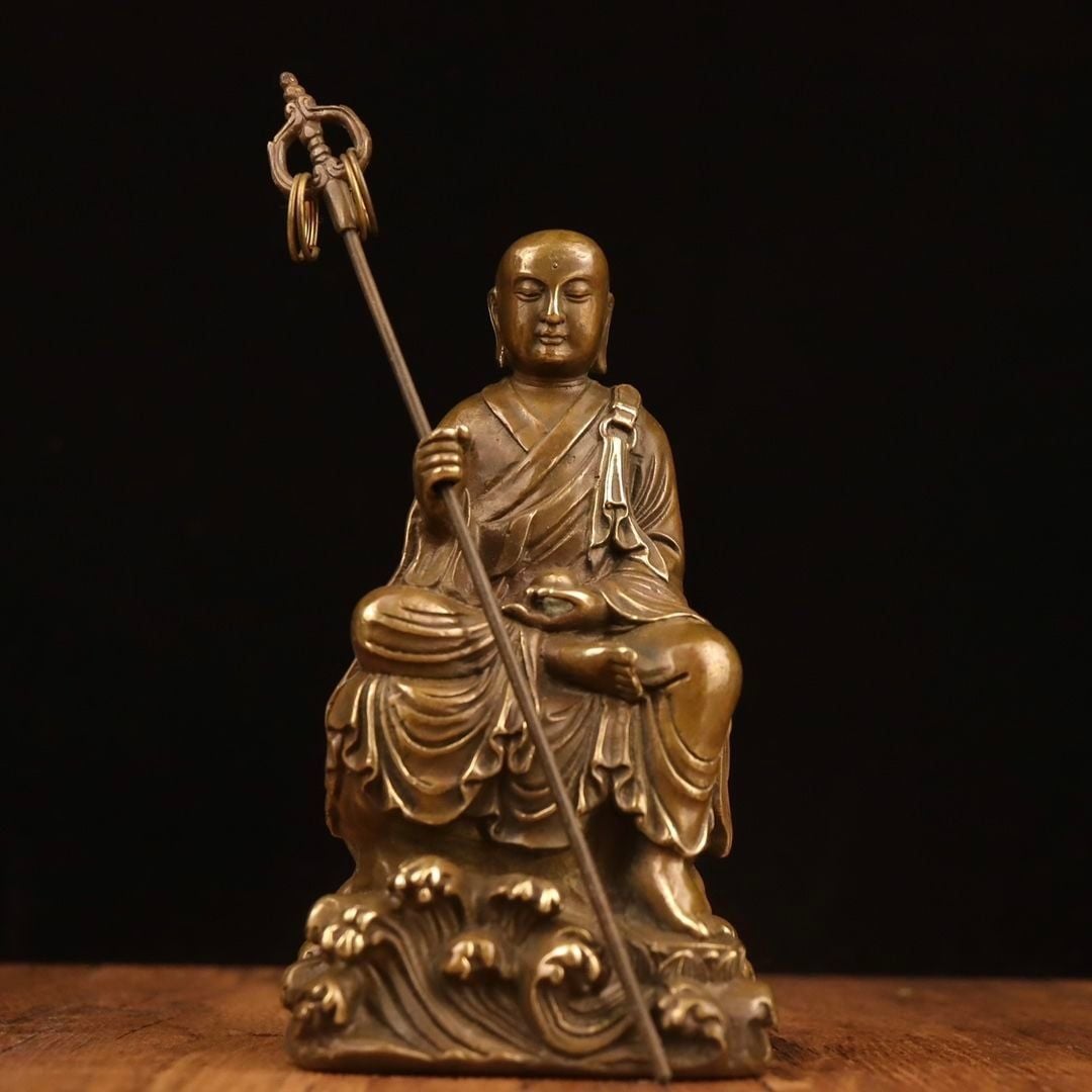  Tượng đồng địa tạng vương bồ tát 