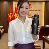  Bình Giữ Nhiệt In “Tổng Bí Thư Chủ Tịch Nước Tô Lâm Tặng” Màu Đen BKHFCN-9001 