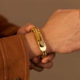  Vòng tay nam mạ vàng 18 k cao cấp BKJECN-9482 