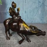  Tiểu đồng chăn trâu đọc sách  Kt 24* 21 nặng 1.5 kg 
