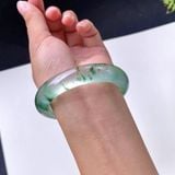  VÒNG NGỌC PHỈ THÚY BĂNG CHỦNG PHIÊU HOA MYANMAR BKJECN-9525 