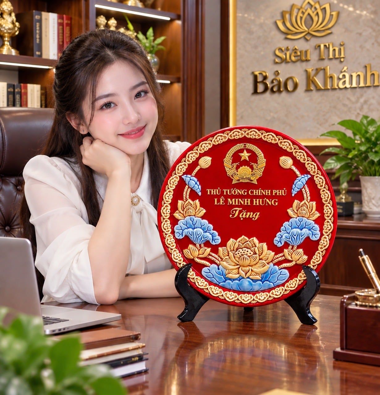  Đĩa cảnh in Thủ Tướng Chính Phủ 