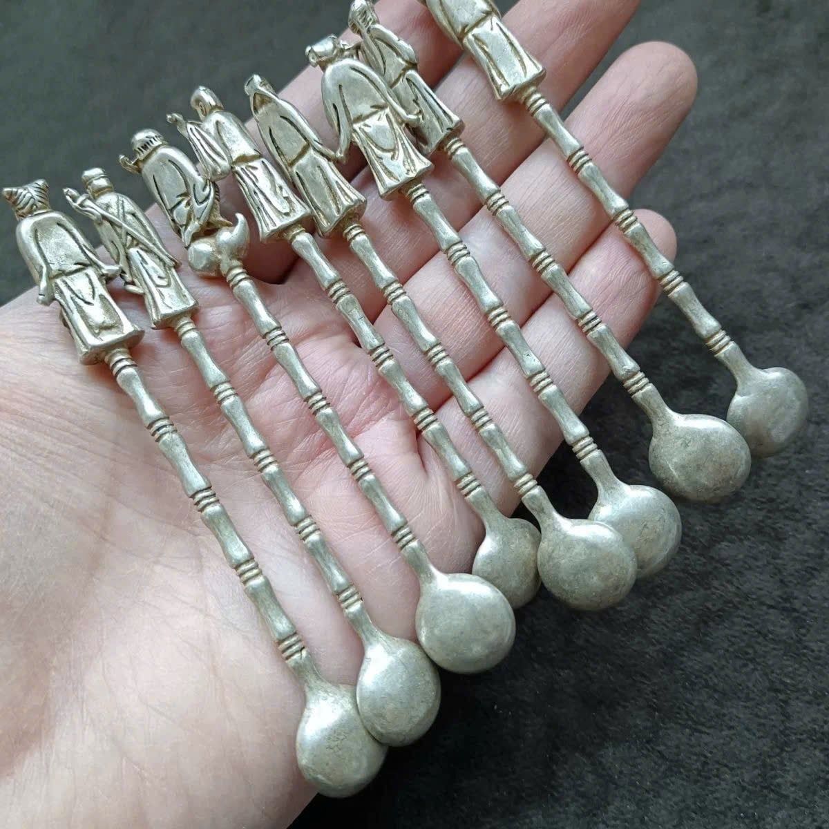  BỘ THÌA ĐỒNG MẠ BẠC 