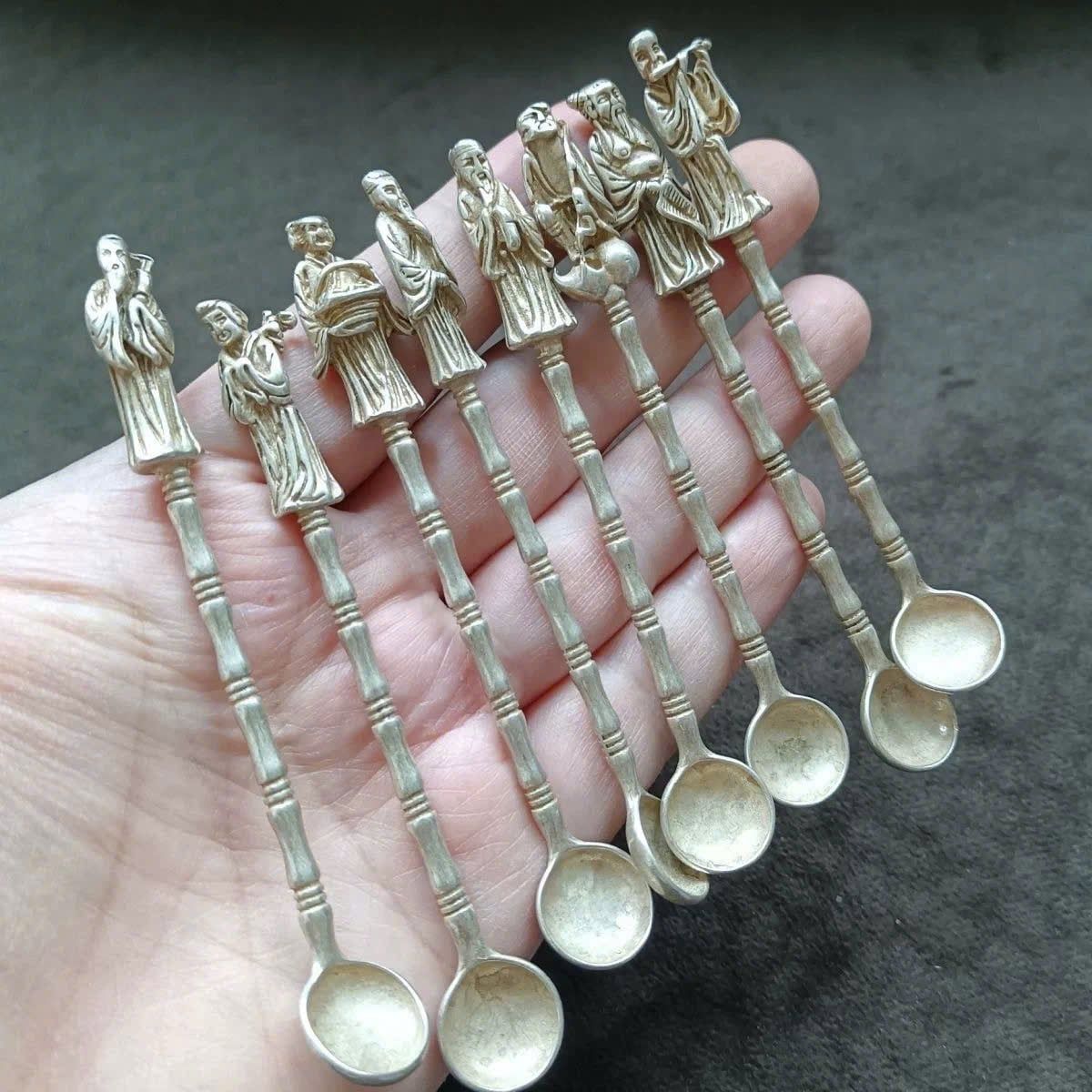  BỘ THÌA ĐỒNG MẠ BẠC 