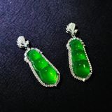  MẶT DÂY CHUYỀN TỨ QUÝ ĐẬU (PHÚC ĐẬU) CHALCEDONY XANH CAO BĂNG  – GIÁ SỈ TẬN XƯỞNG 