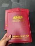  📕 SỔ CÔNG TÁC VĂN PHÒNG CHÍNH PHỦ – BÌA DA NHŨ VÀNG CAO CẤP ✨ 