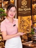  Tranh trầm hương Nhất Tâm Bái Phật đục tỉ mỉ hương trầm ngọt thơm  Kt 24* 18 