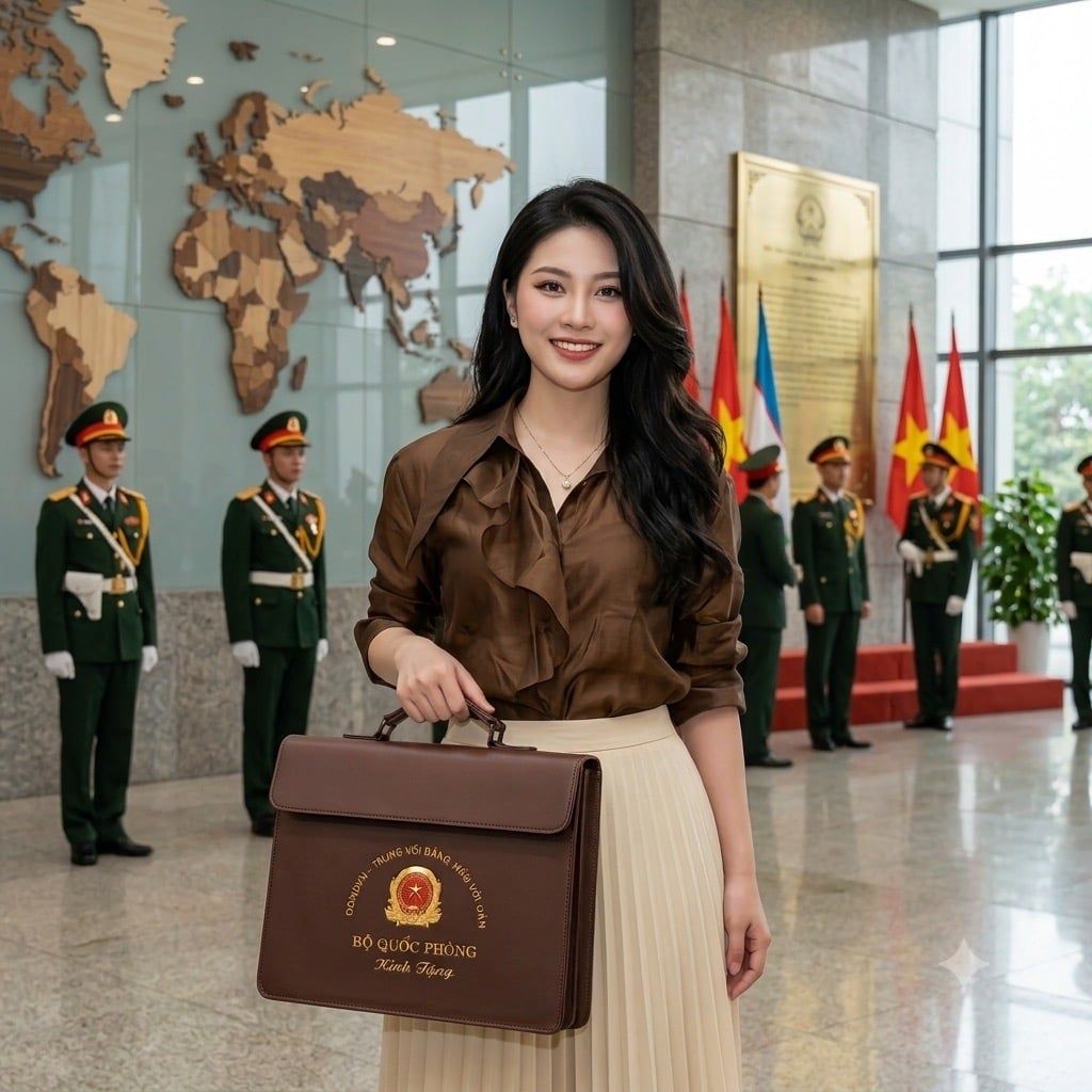  Cặp Da Bộ Quốc Phòng In Logo – Quà Tặng Sang Trọng, Đẳng Cấp BKFAVN-9447 