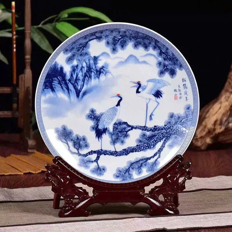  Đĩa gốm sứ cao cấp VTDCQO-1959 