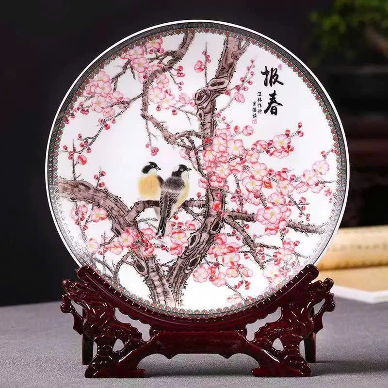  Đĩa gốm sứ cao cấp VTDCQO-1959 